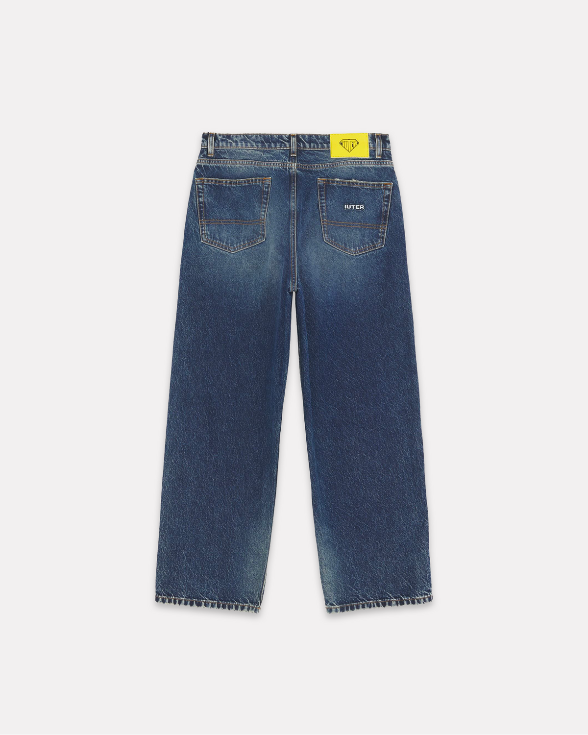 Iuter - Baggy denim pants dark blue
