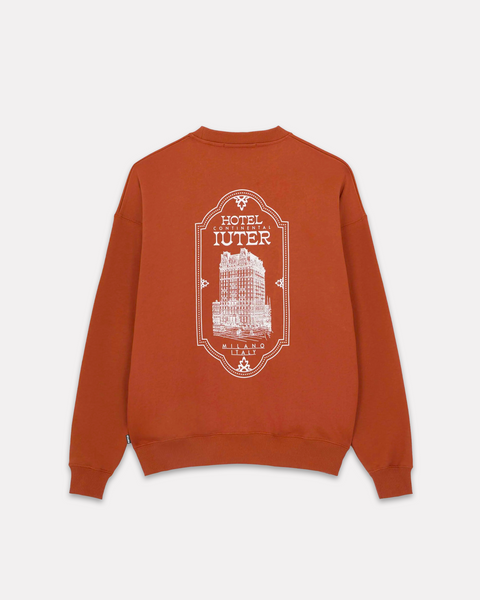 IUTER - CONTINENTAL CREWNECK BRICK