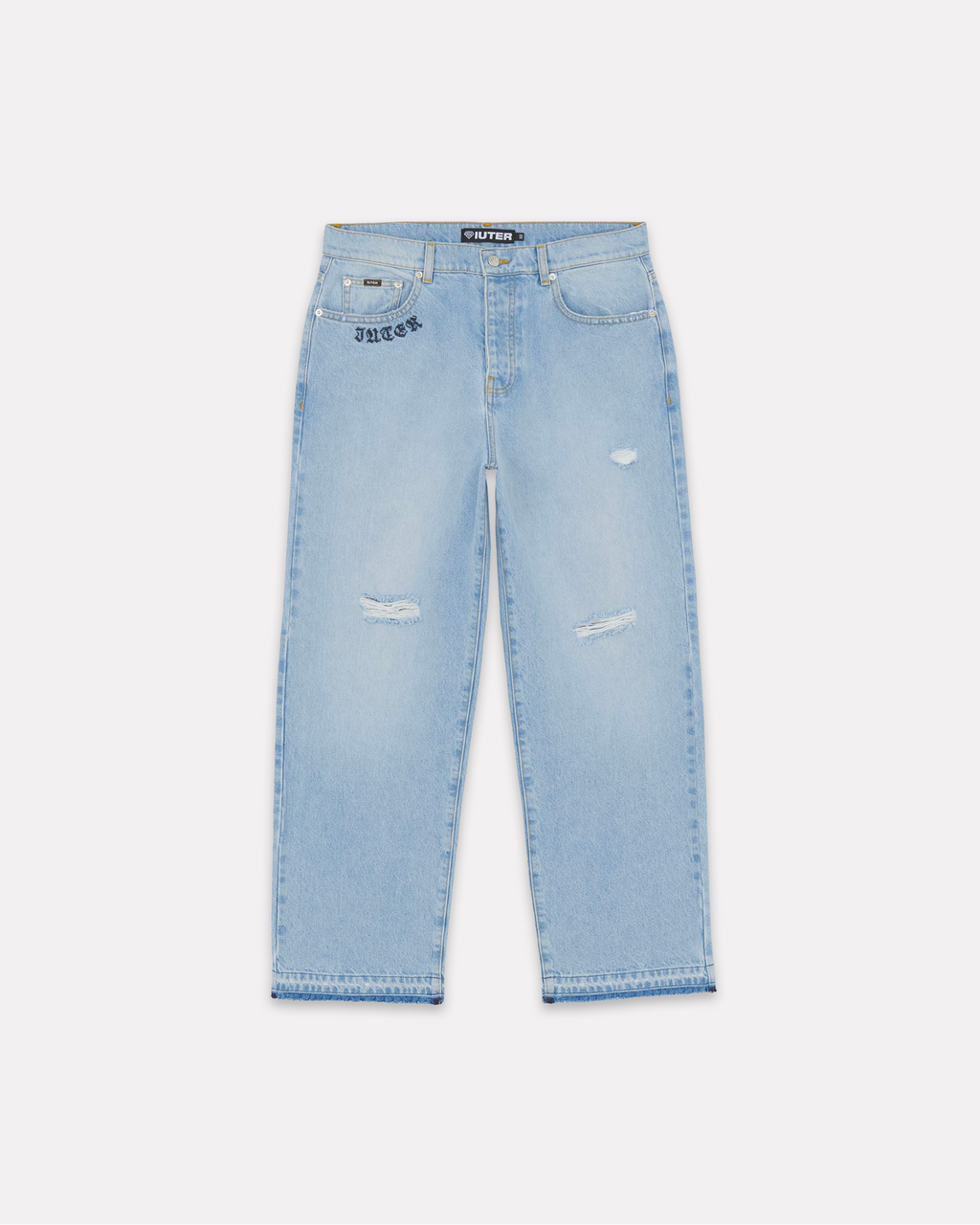 Iuter - Courage baggy denim pants blue