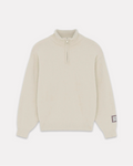 Iuter - Craftsmen half zip jumper ivory