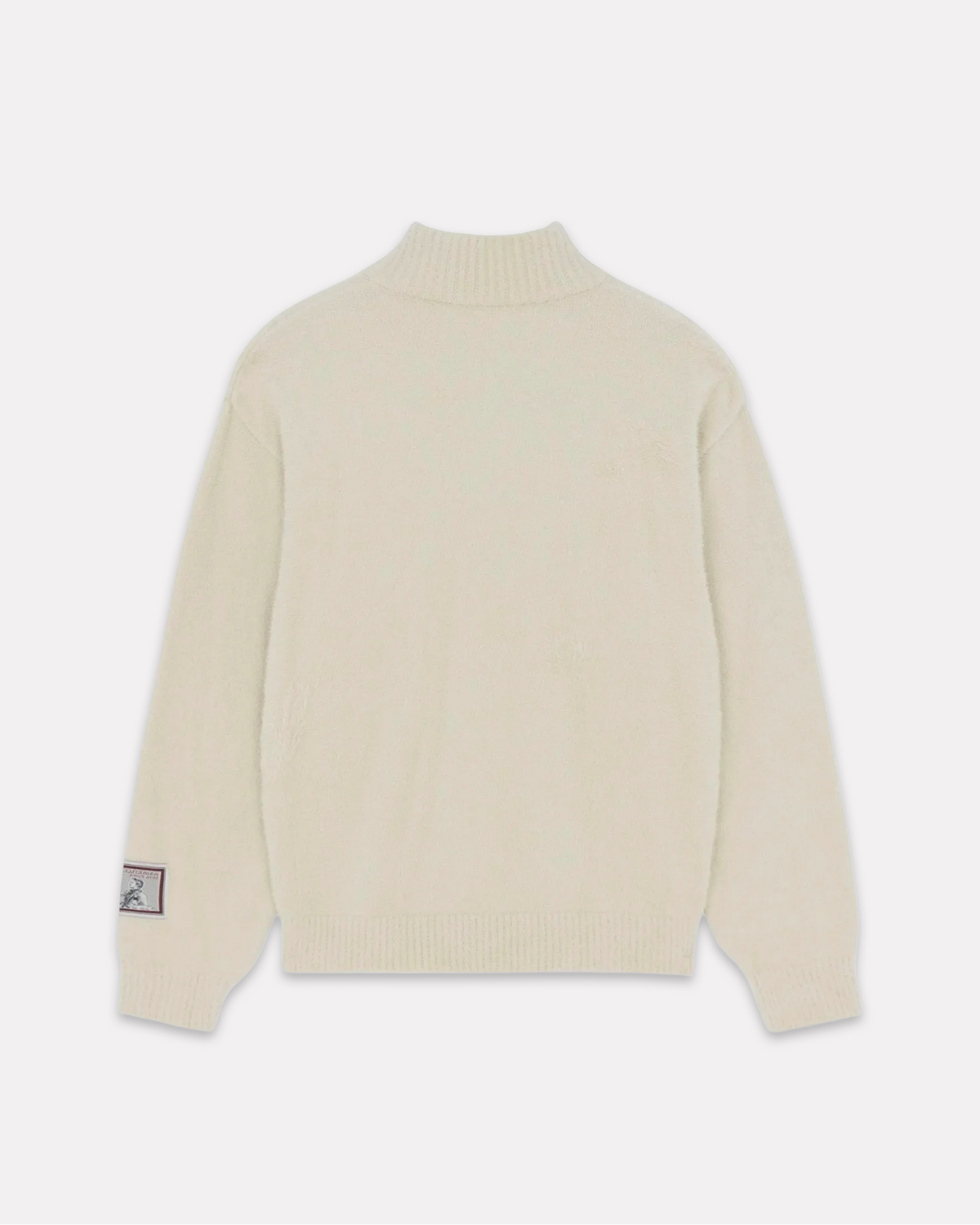 Iuter - Craftsmen half zip jumper ivory