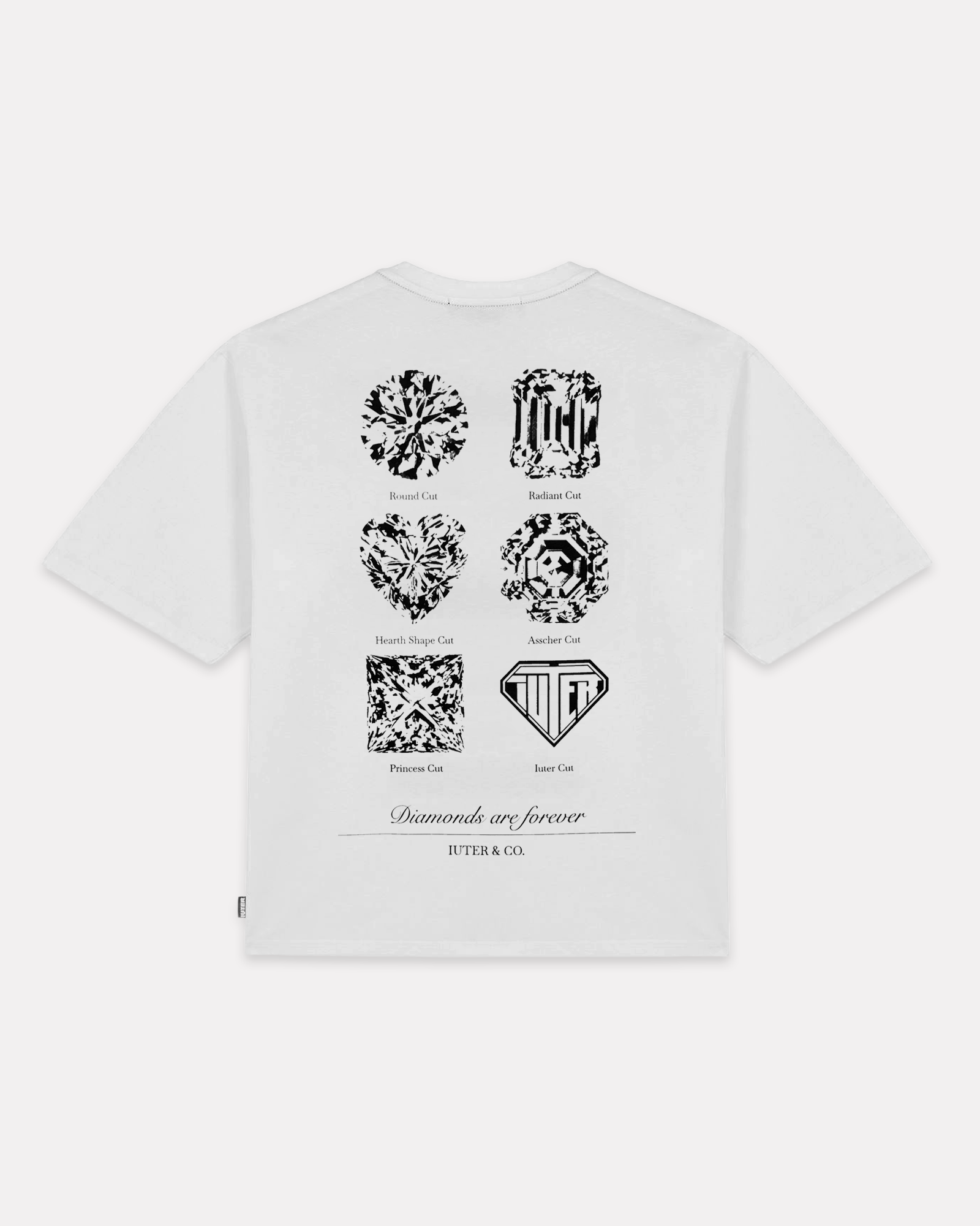 IUTER - CUTS TEE WHITE