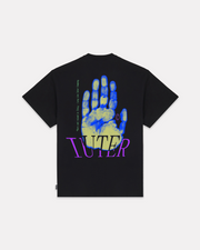 IUTER - HAND TEE BLACK