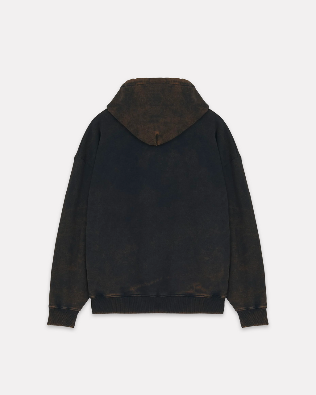Iuter - Label marble hoodie black