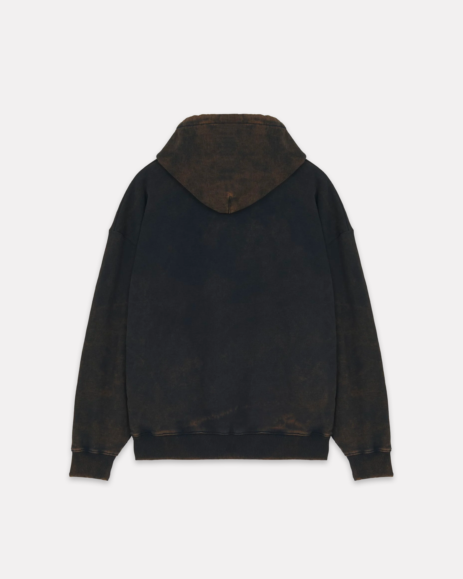 Iuter - Label marble hoodie black