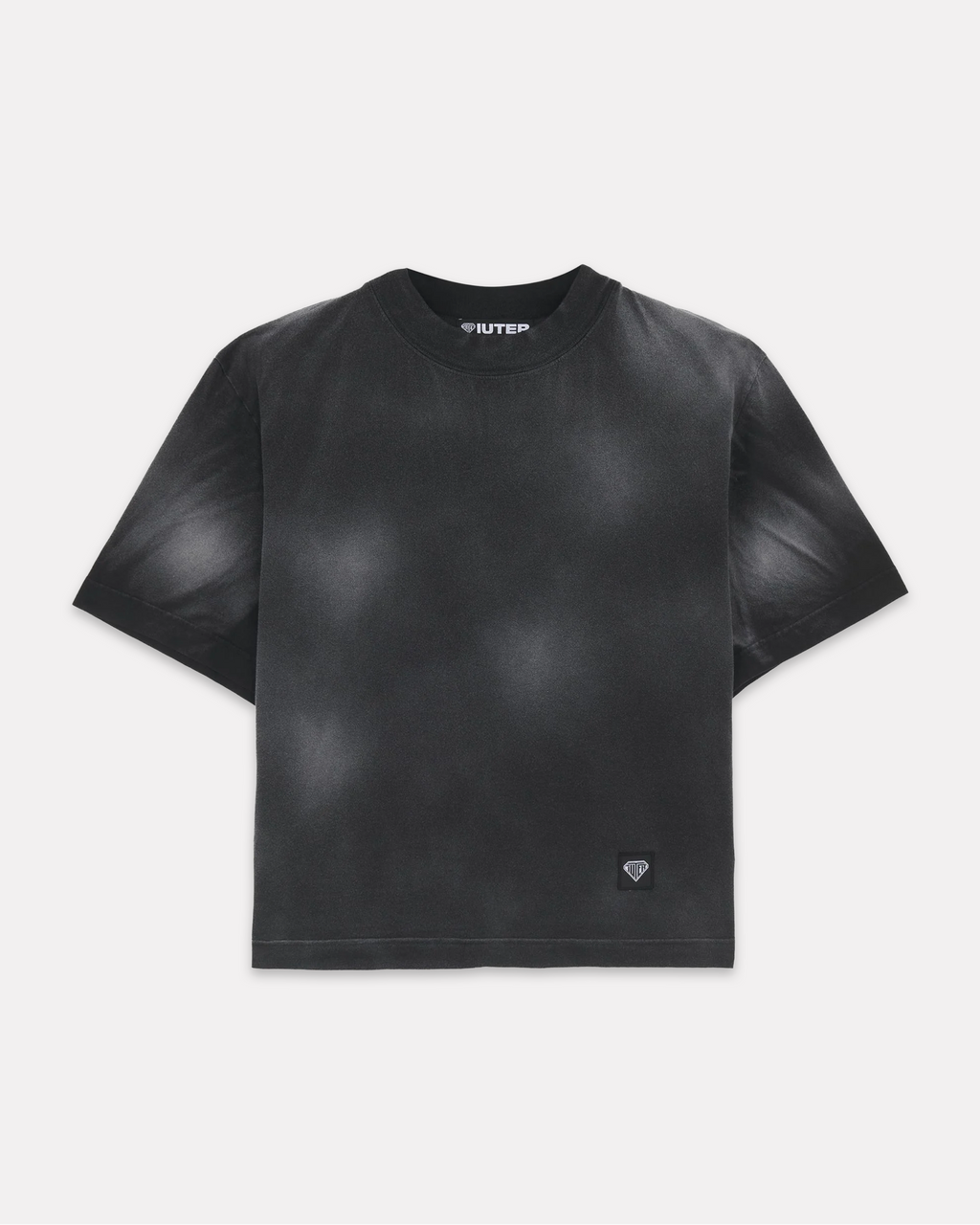 Iuter - Label marble tee black