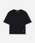 Iuter - Label ribbed tee black