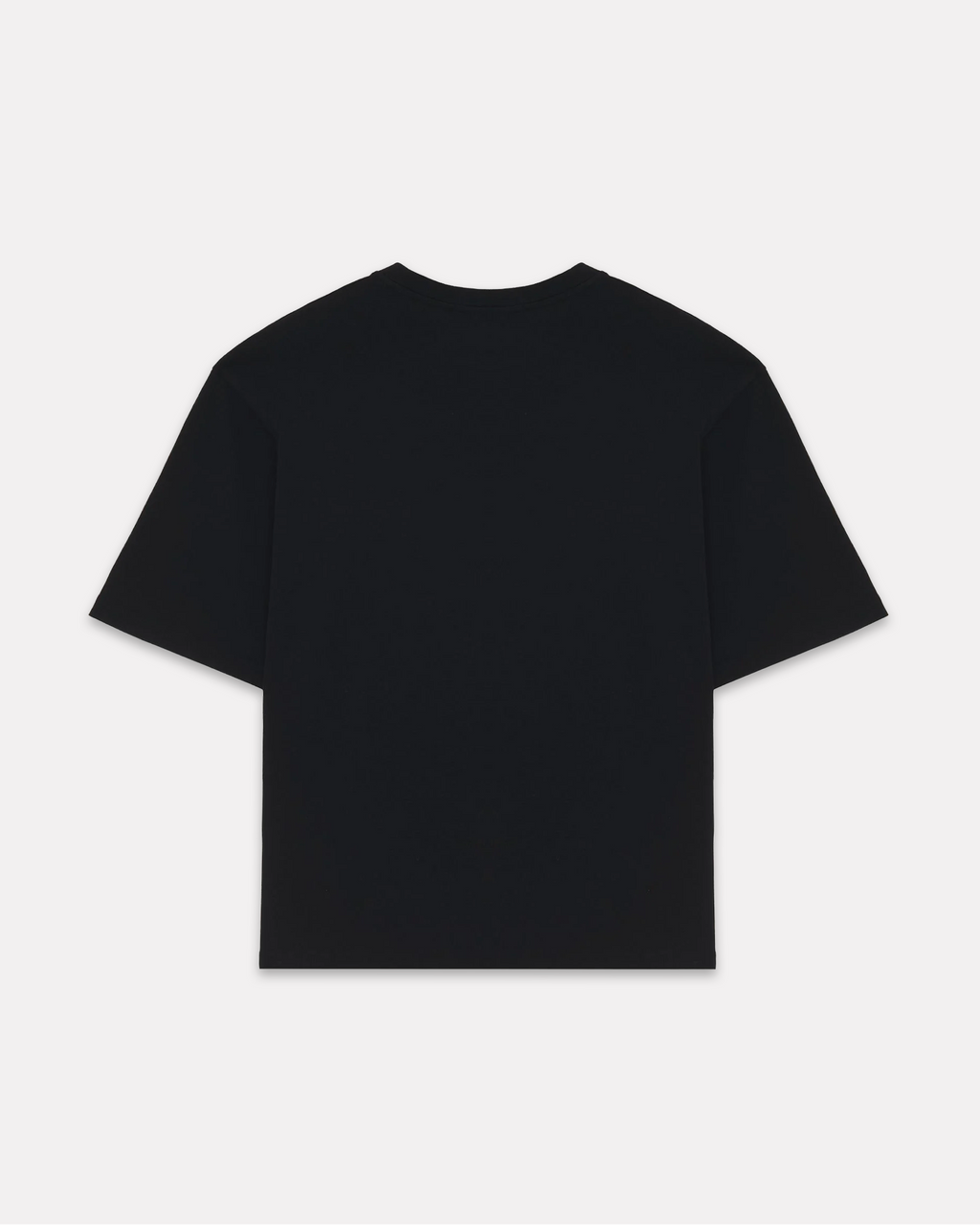 Iuter - Label ribbed tee black