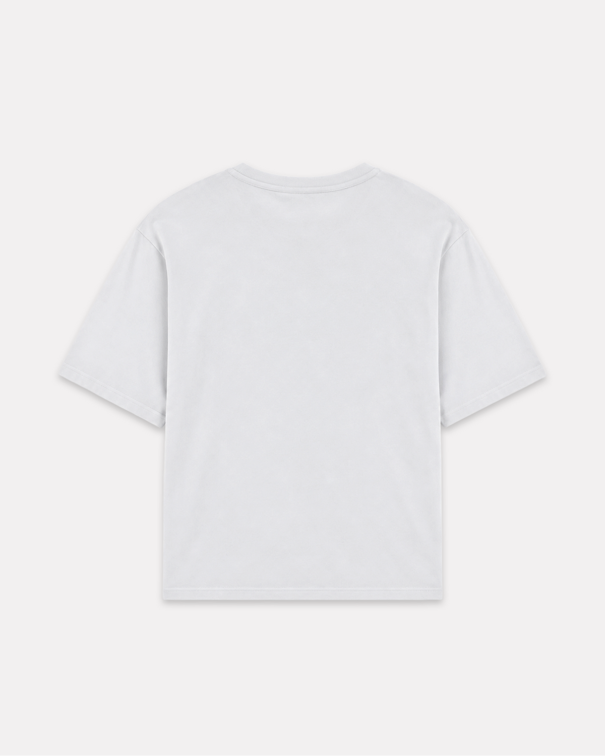 Iuter - Label ribbed tee white