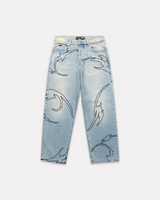 IUTER - LEGACY BAGGY DENIM PANTS FADED