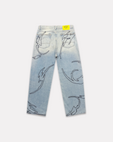 IUTER - LEGACY BAGGY DENIM PANTS FADED