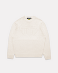 Iuter - Links logo knit sweater cream