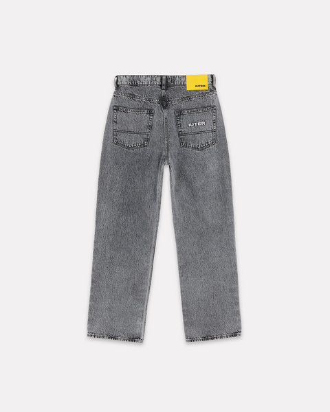 IUTER - LOOSE DENIM GREYBLEACH