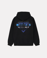 IUTER - METAL LOGO HOODIE NERO