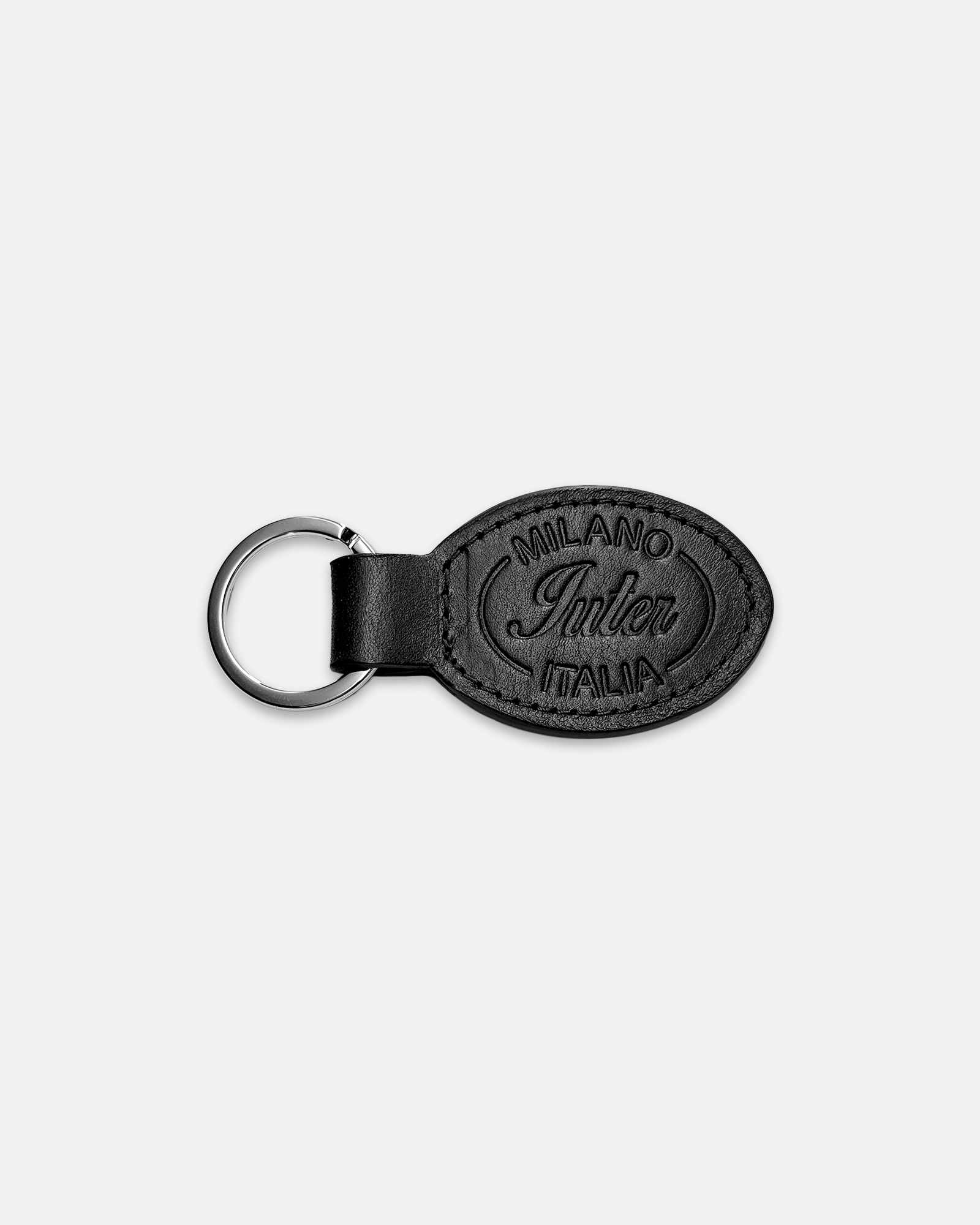 Iuter - Milano leather keychain black