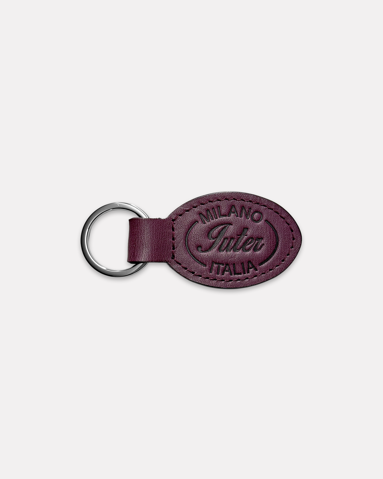 Iuter - Milano leather keychain purple