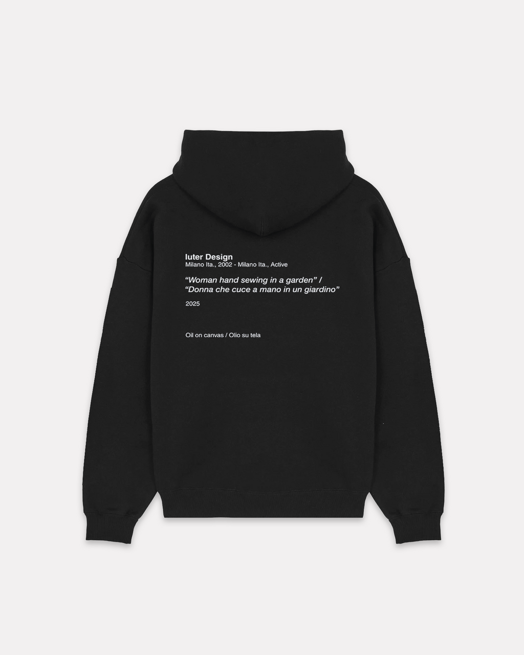 Iuter - Museum hoodie black