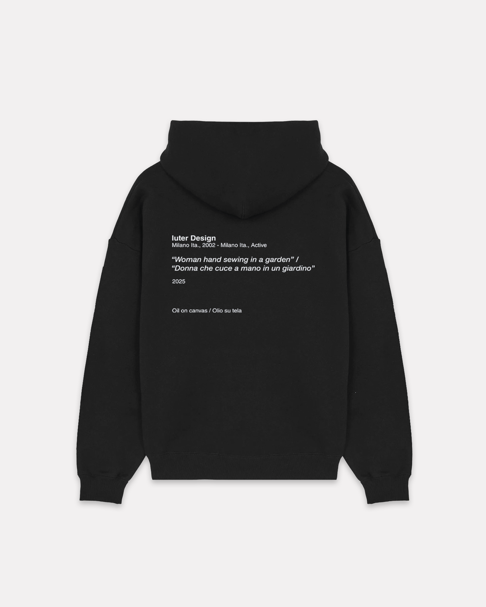 Iuter - Museum hoodie black
