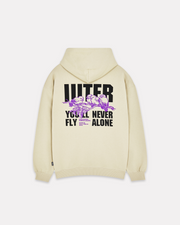 IUTER - NEVER ALONE HOODIE ICE