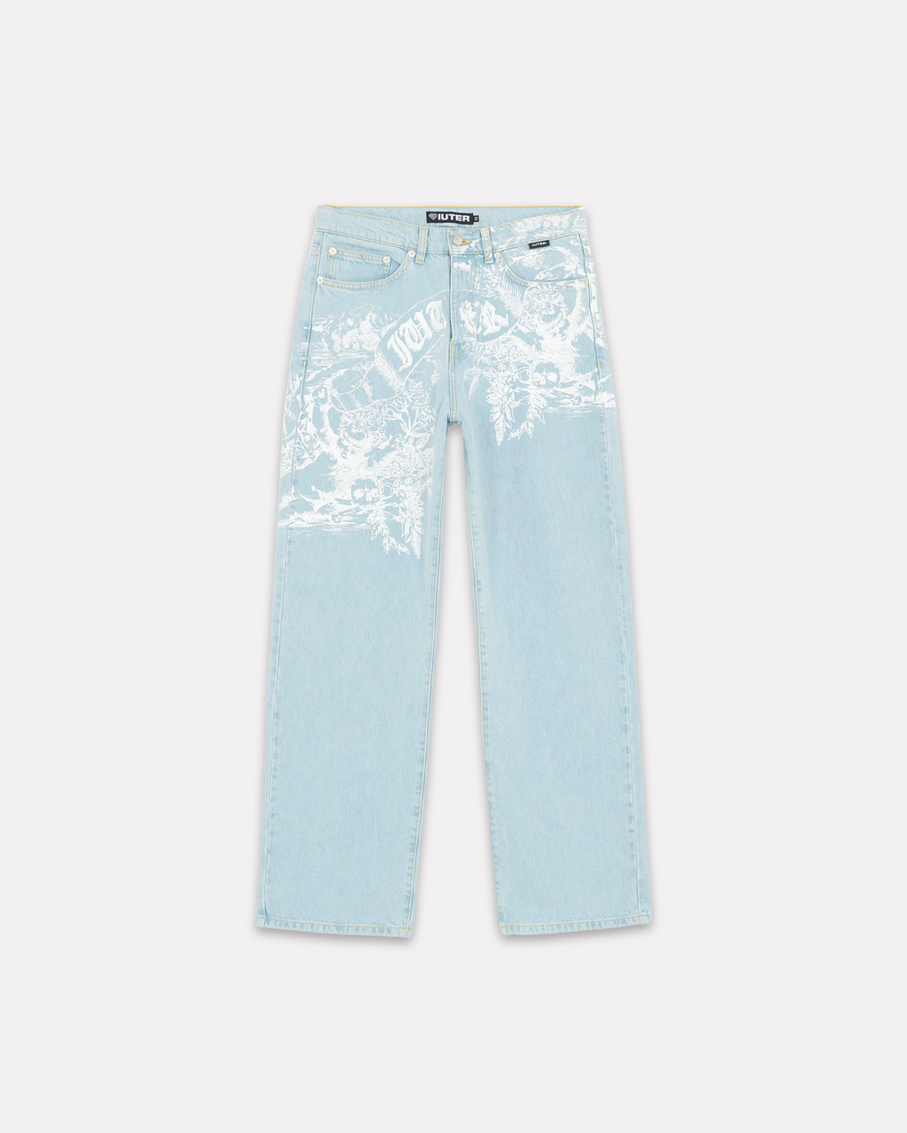 IUTER - PARADISE LOOSE DENIM PANTS LIGHTBLUE