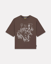 IUTER - PLANTS TEE BROWN