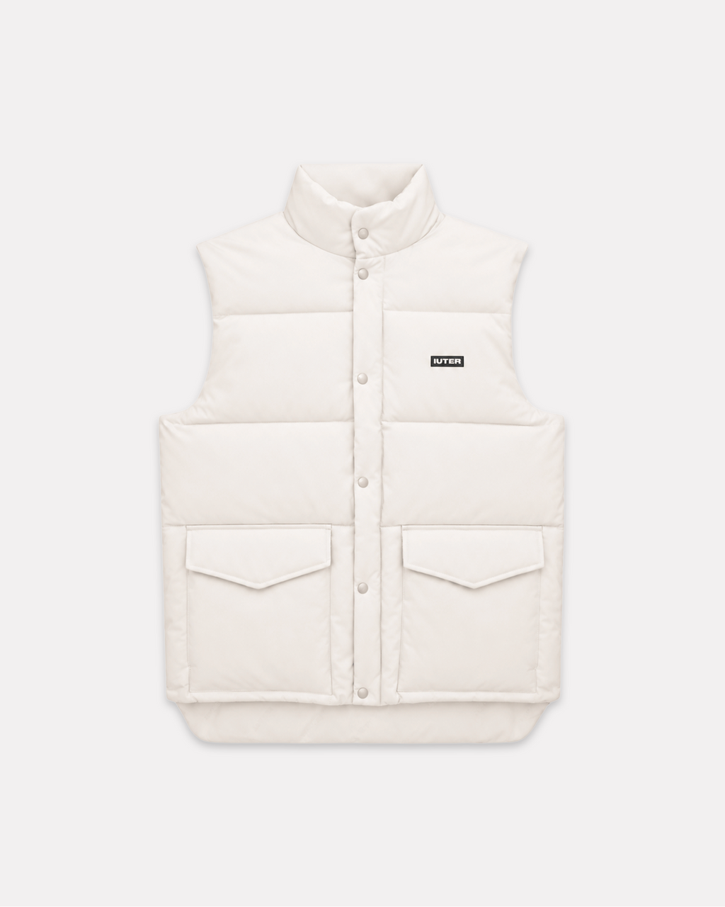 Iuter - Puff vest bianco