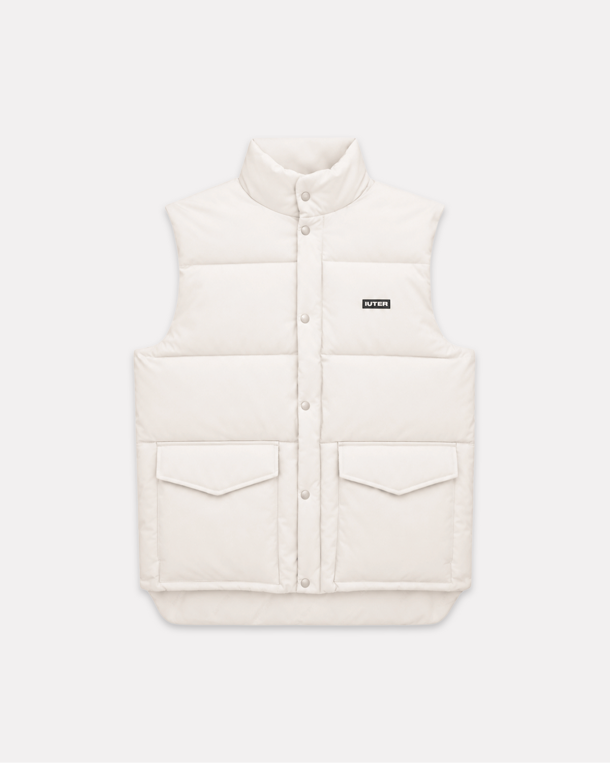 Iuter - Puff vest bianco