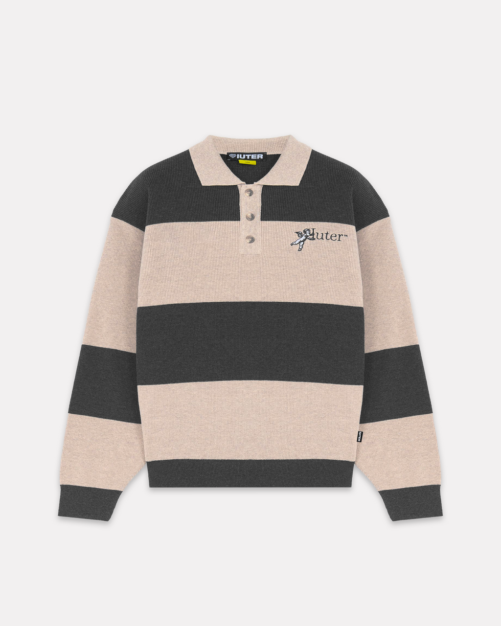 Iuter - Souls knit polo earth