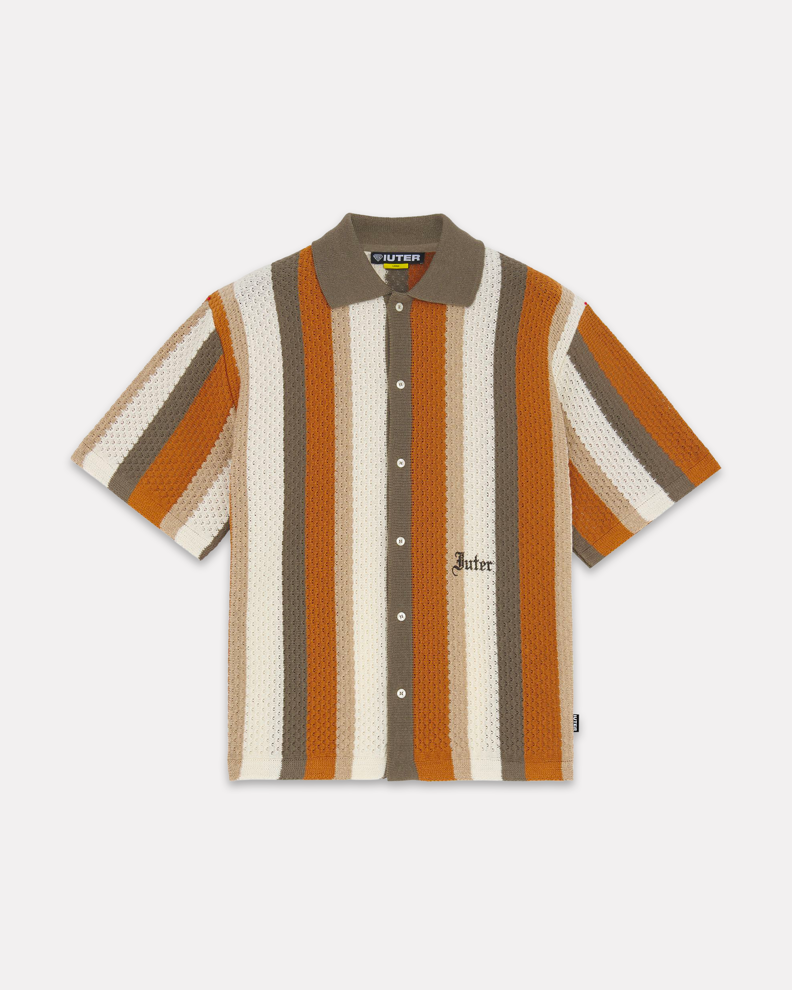 Iuter - Striped knit shirt multicolor
