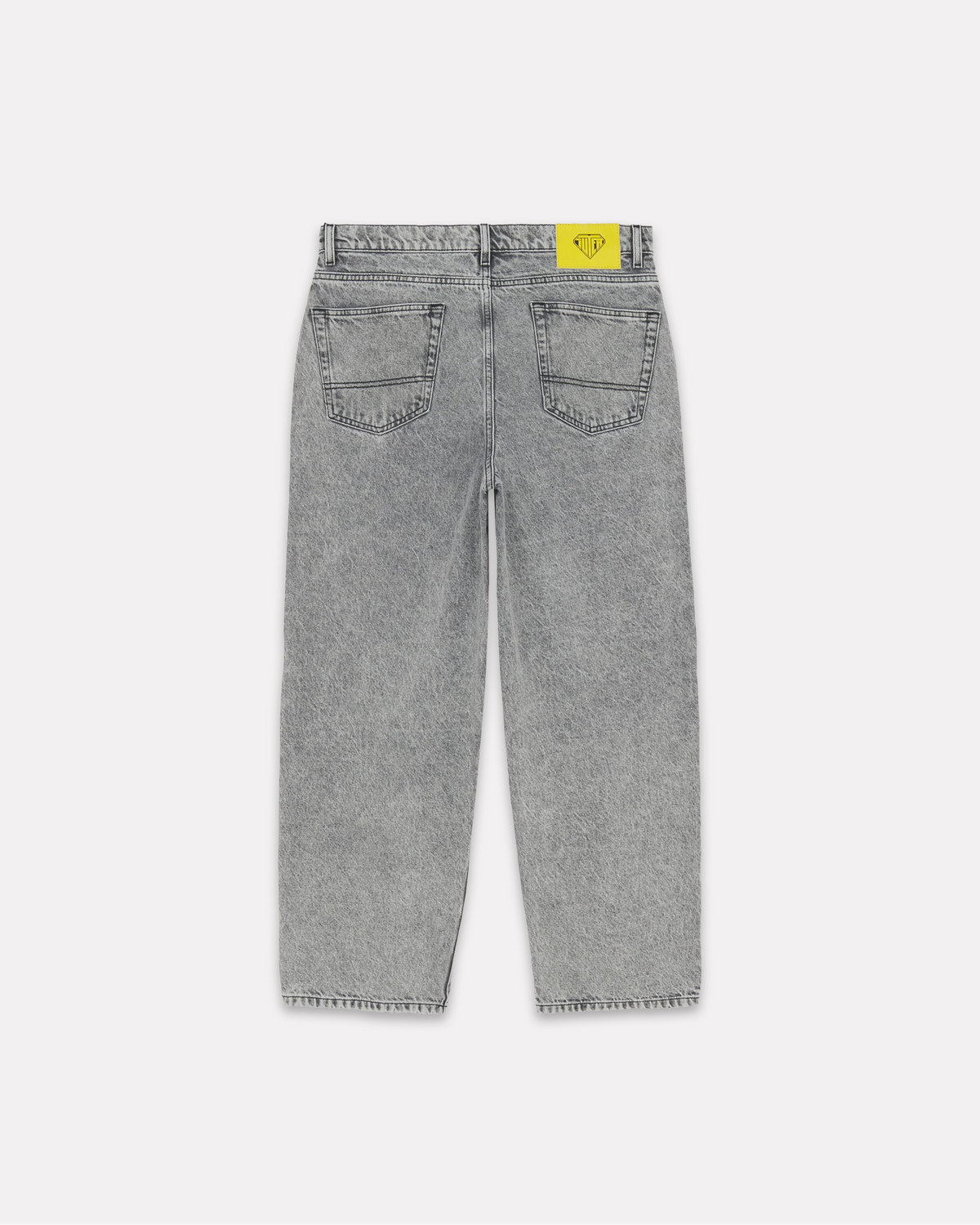 Iuter - Tribal baggy denim pants grey treated