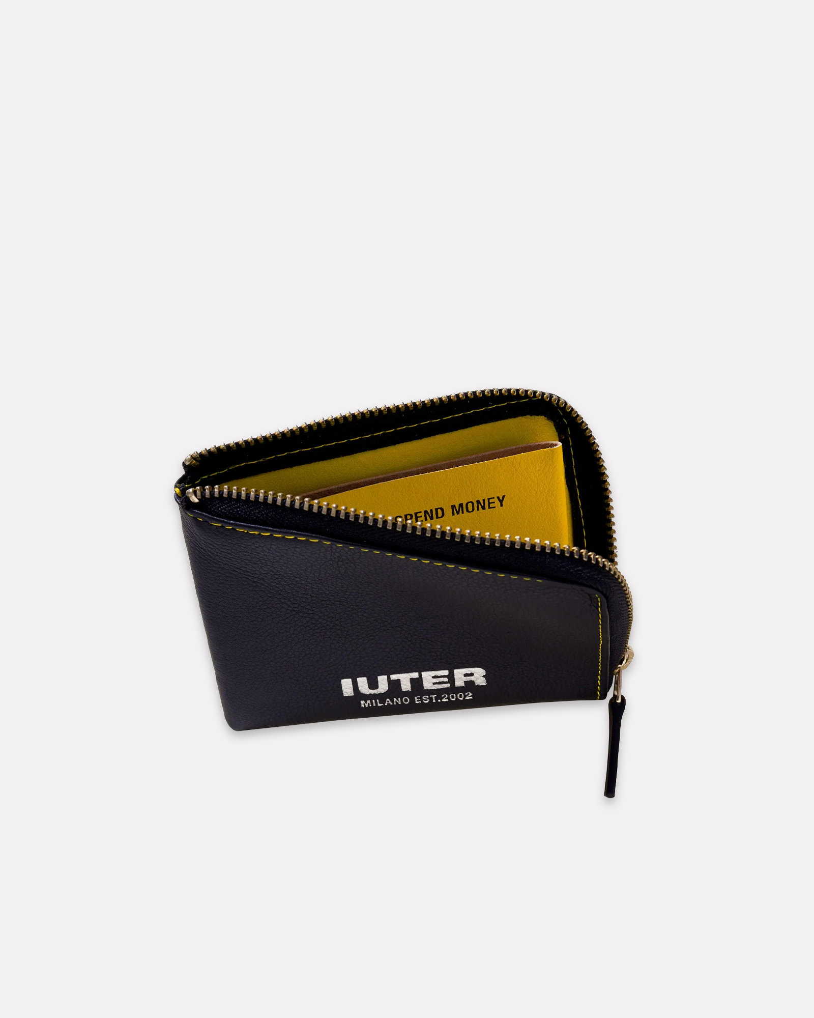 IUTER - ZIP WALLET BLACK