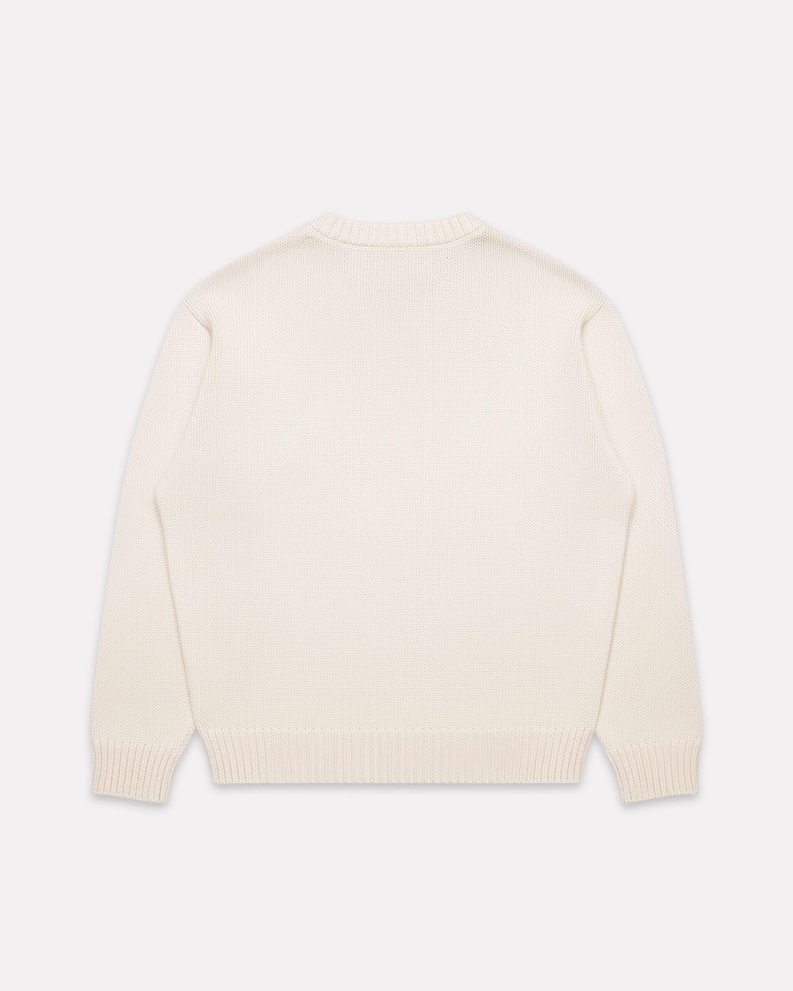 IUTER - LINKS LOGO KNIT SWEATER CREAM