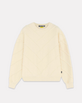 Iuter - Parquet reverse crewneck ivory