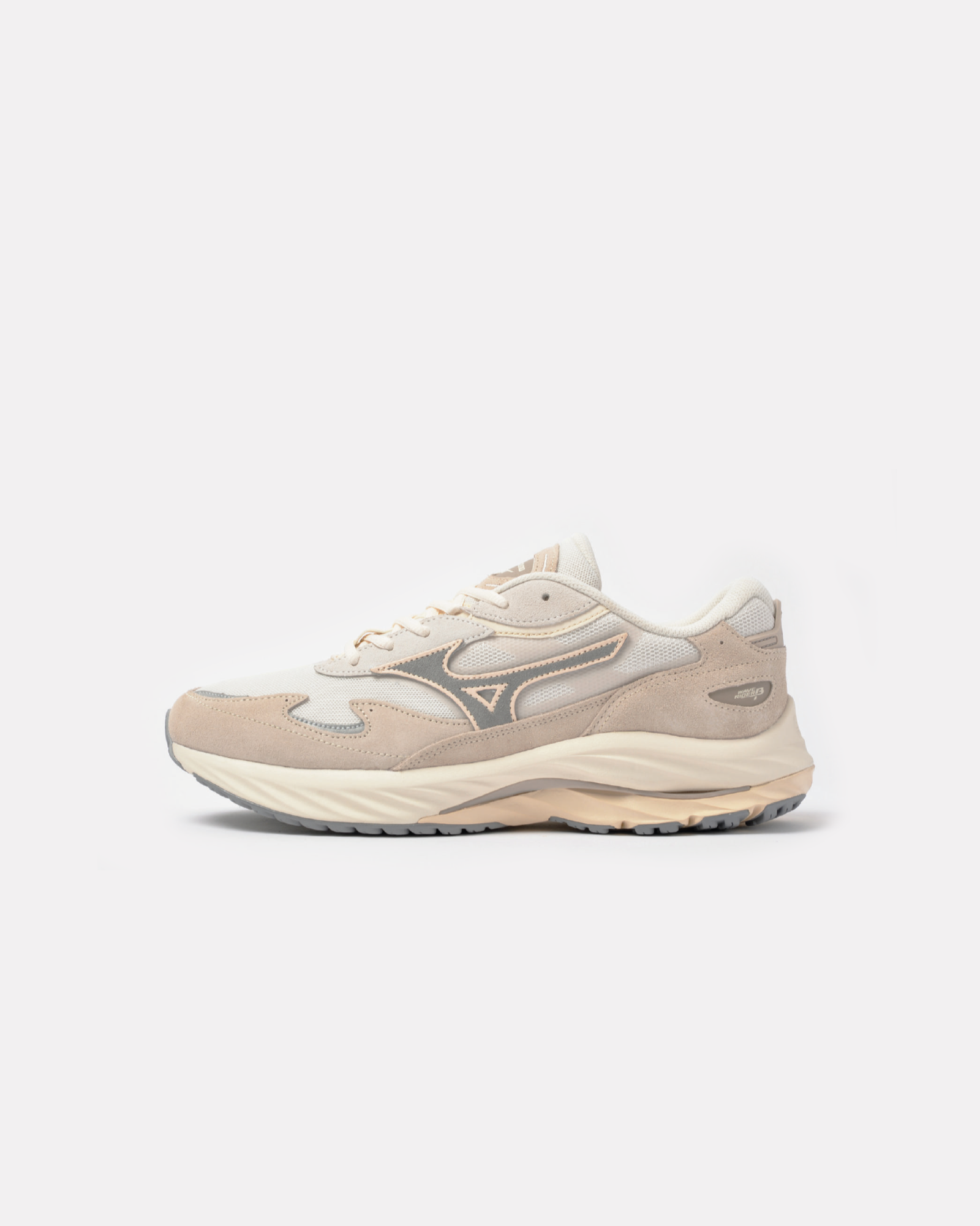 MIZUNO - WAVE RIDER B WHITE SAND ULTIMATE GREY