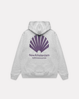 NEW AMSTERDAM SURF - LOGO HOODIE ASH