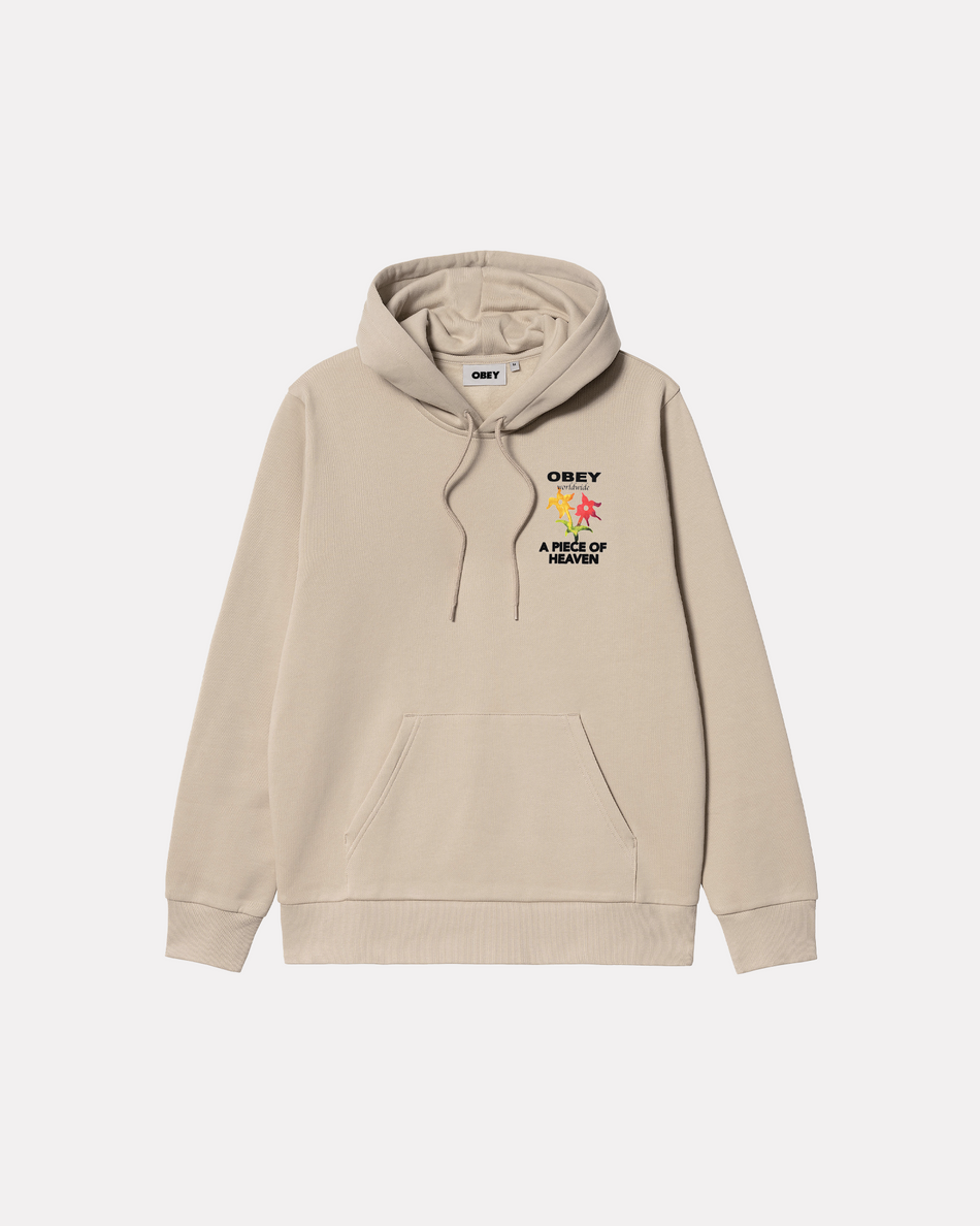 OBEY - A PIECE OF HEAVEN HOODIE SILVER GREY