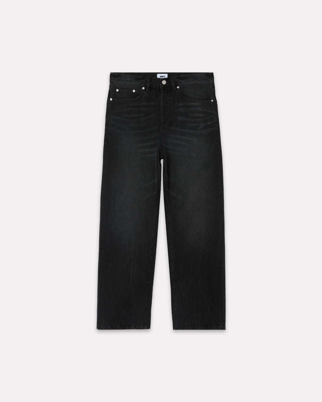 Obey - Classic baggy vintage denim black