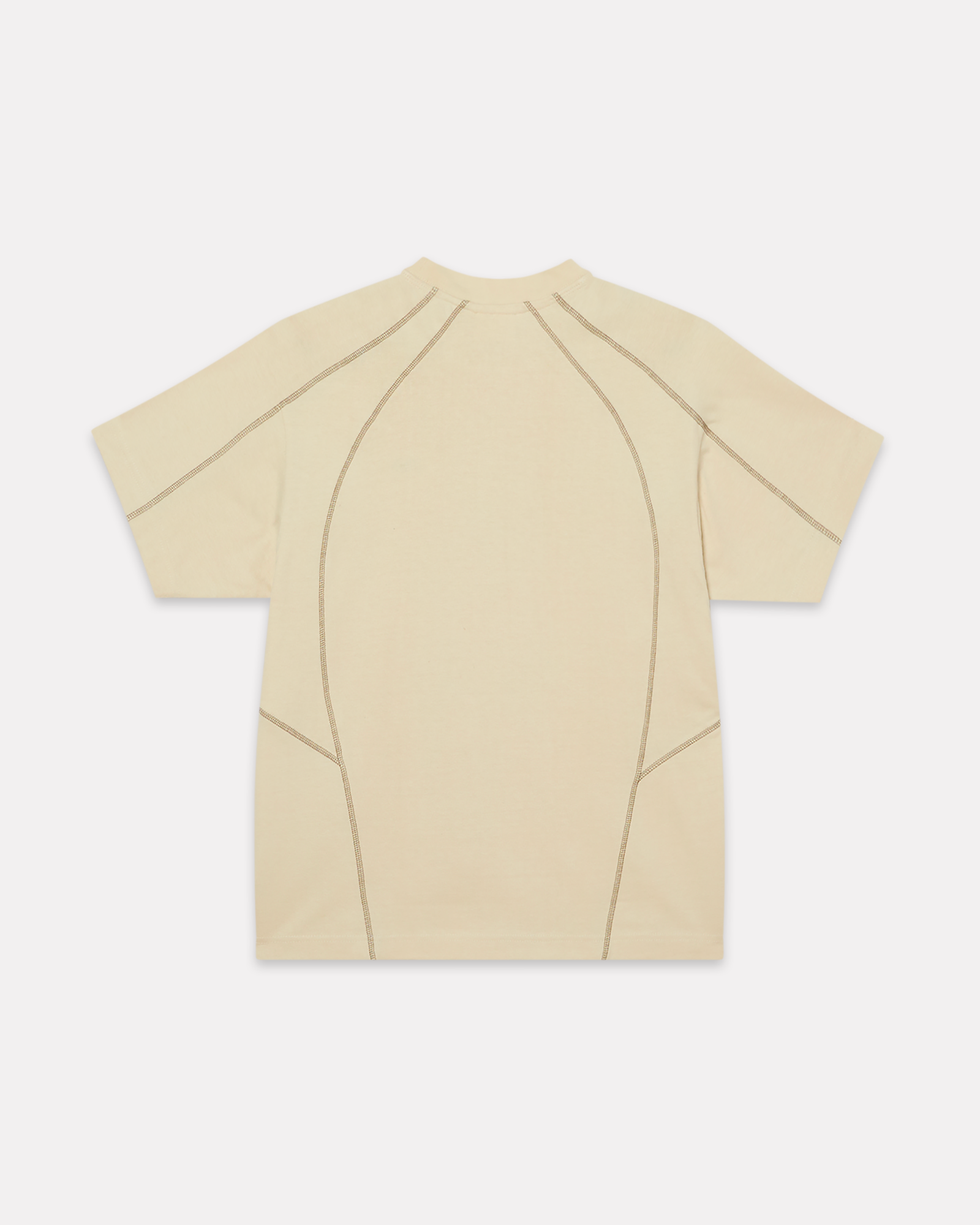 Obey - Contrast stitch tee silver birch