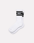 Obey - Cooper II socks white/black