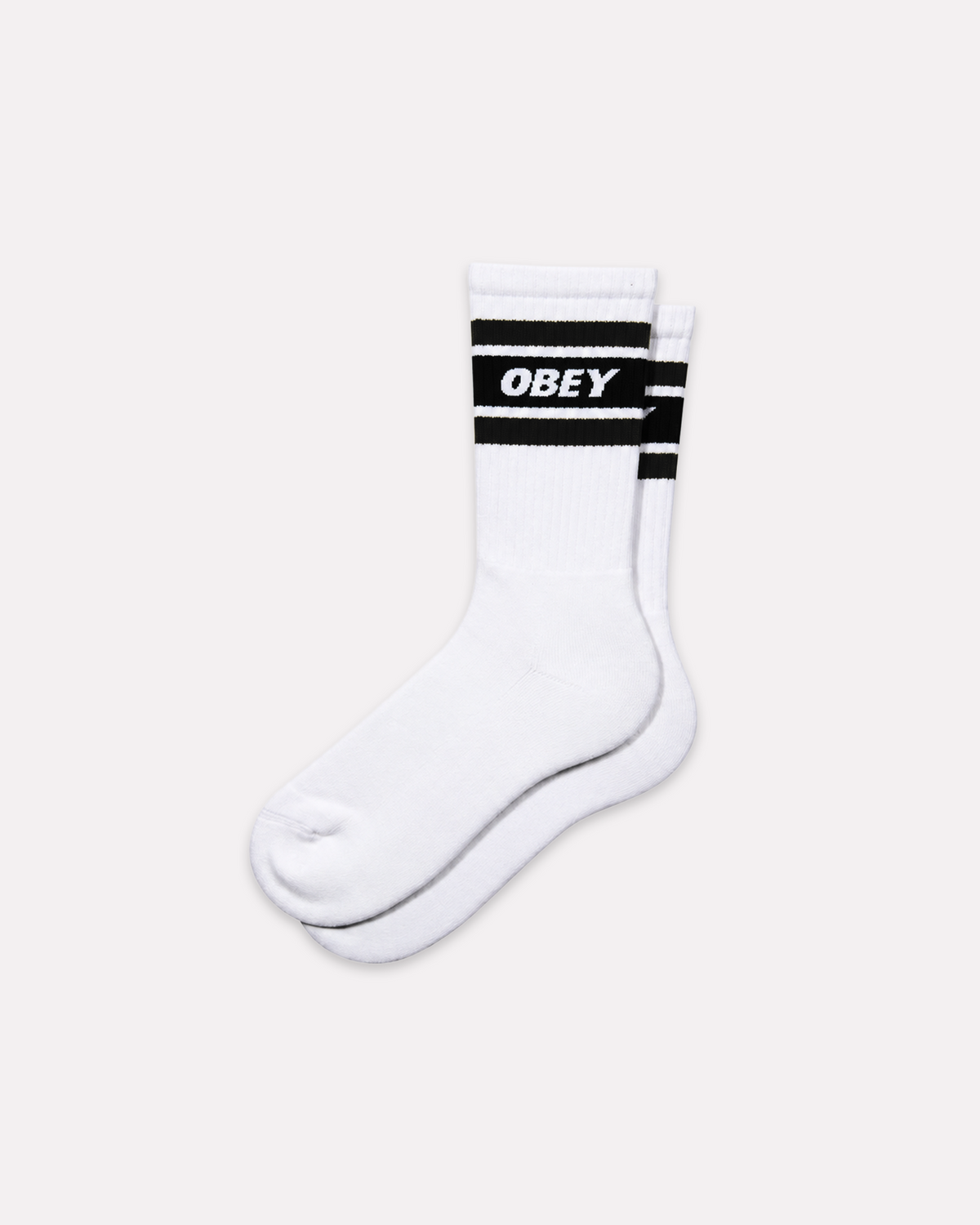 Obey - Cooper II socks white/black