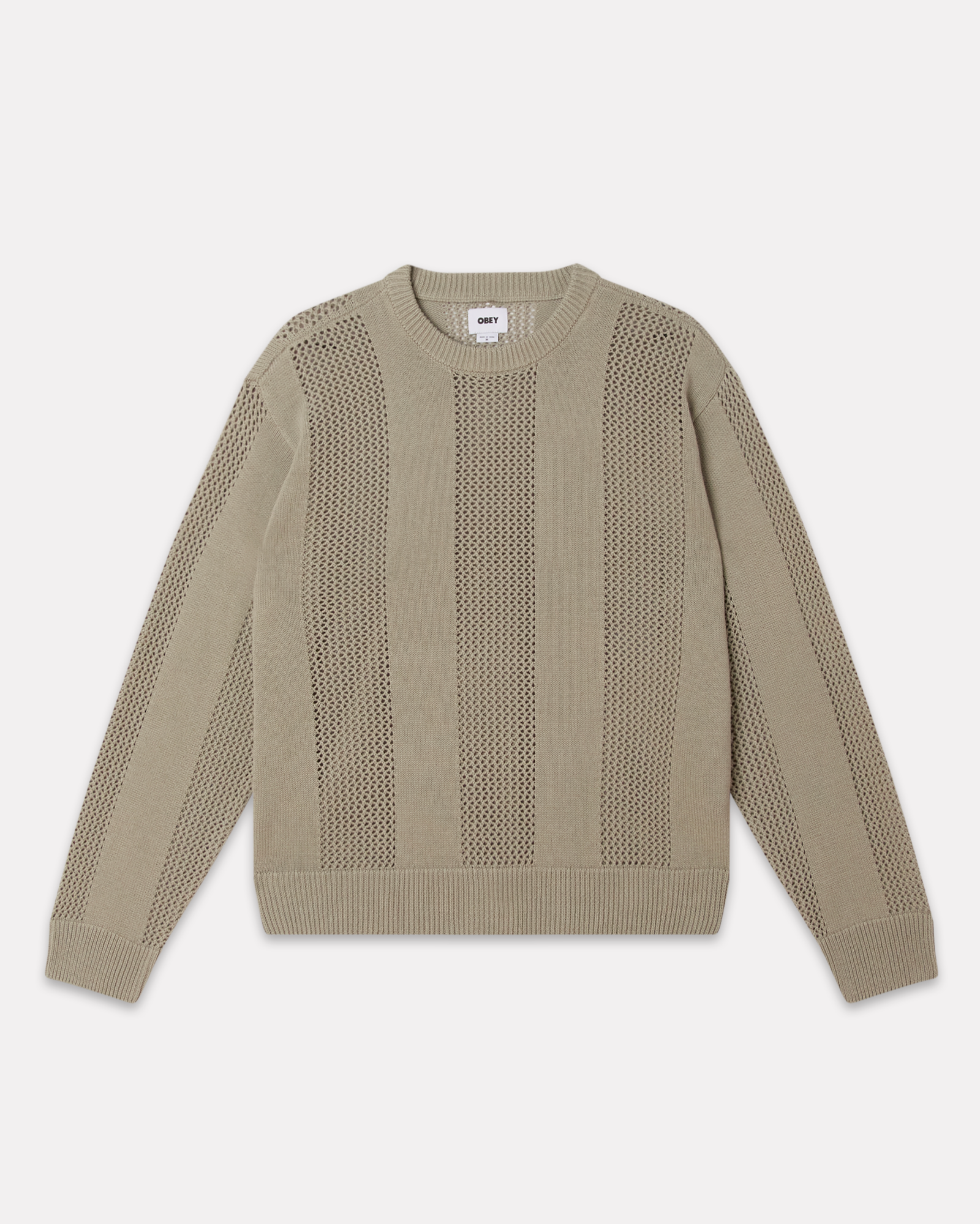 Obey - Crochet sweater london fog
