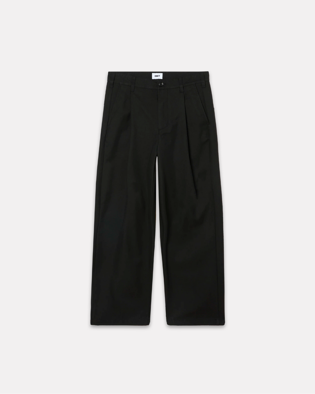 Obey - Dean pleated pant black