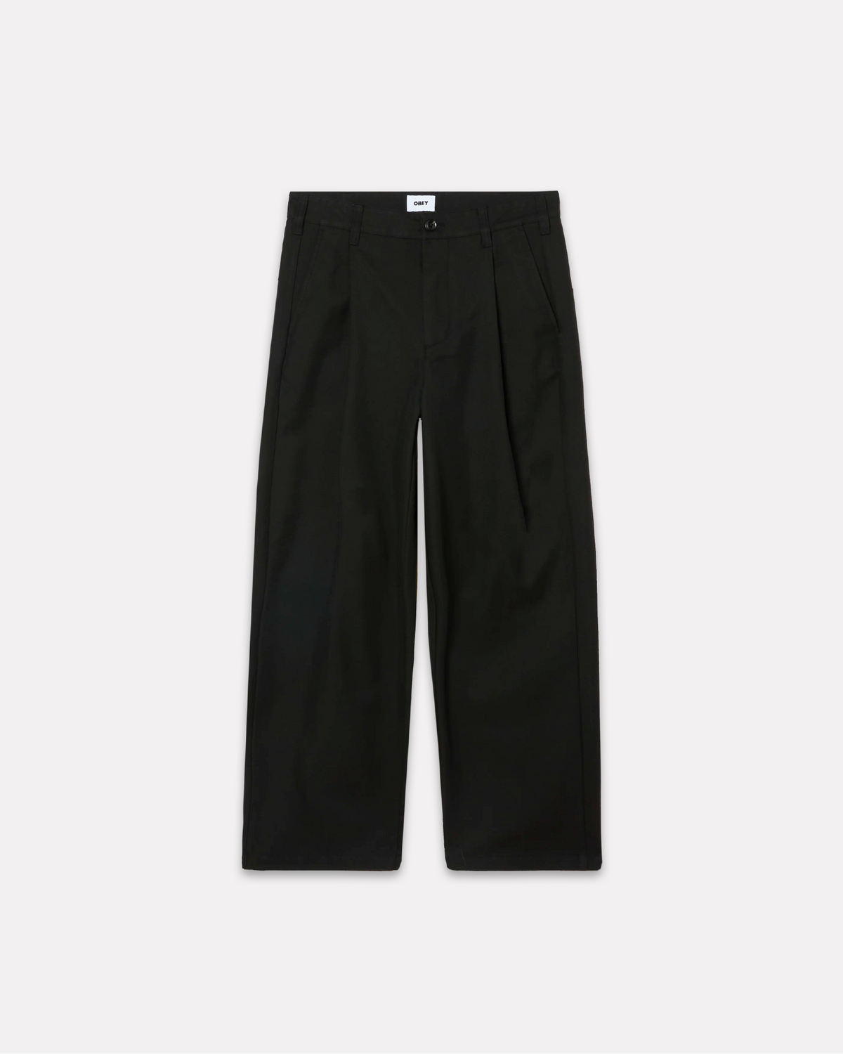 Obey - Dean pleated pant black