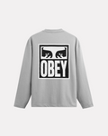 Obey -  Eyes icon 2 heavyweight tee silver grey
