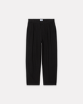 Obey - Foster pleated linen pant black