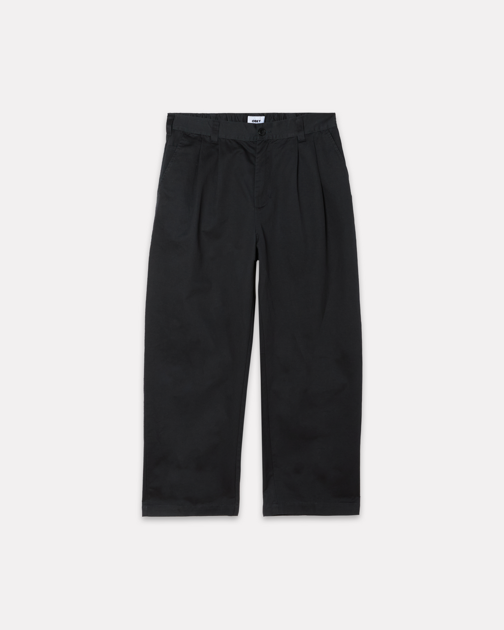 Obey - Foster pleated pant black