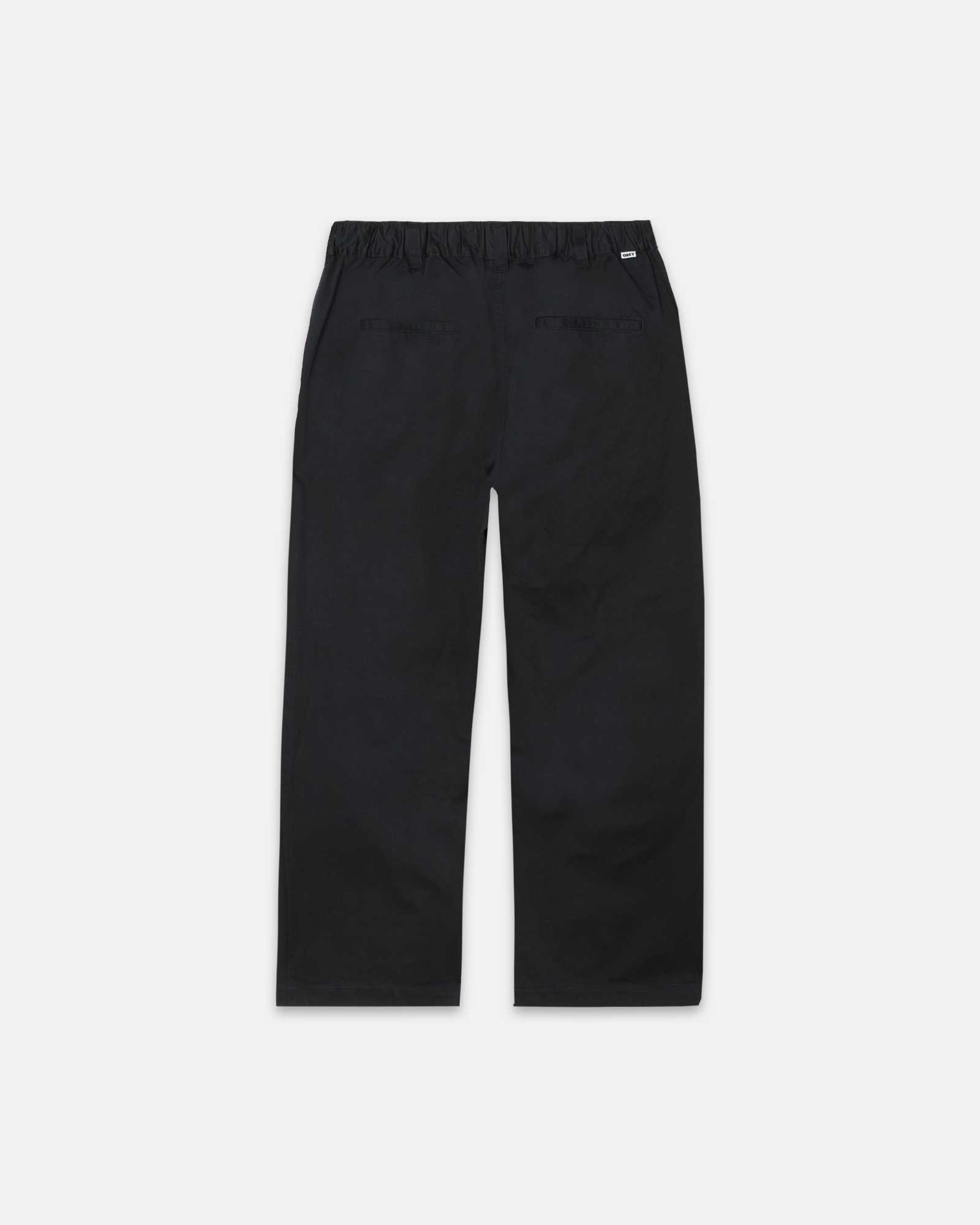 Obey - Foster pleated pant black