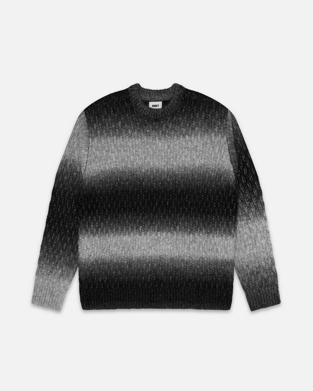 Obey - Haze gradient sweater black multi
