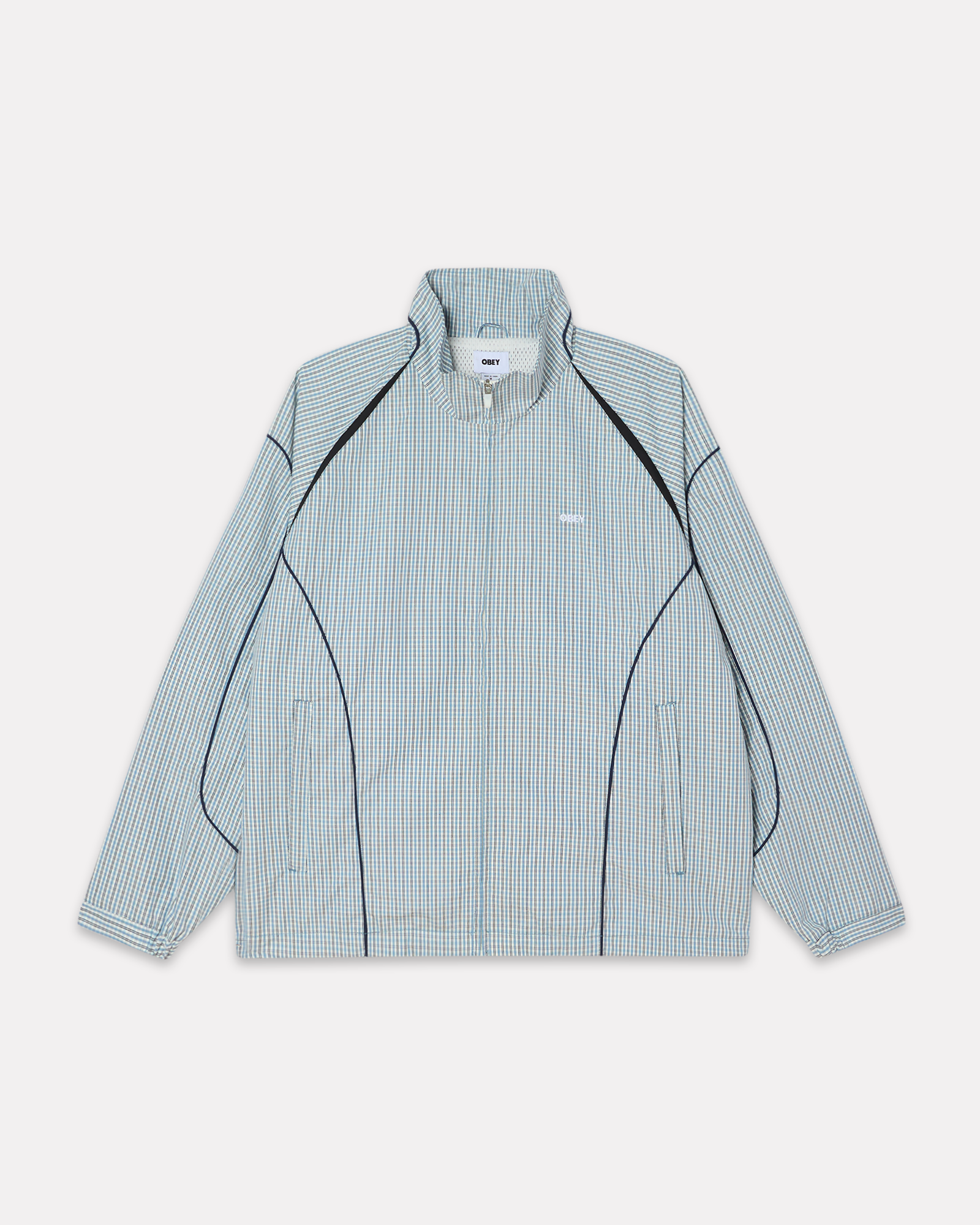 Obey - Practice windbreaker plaid multi