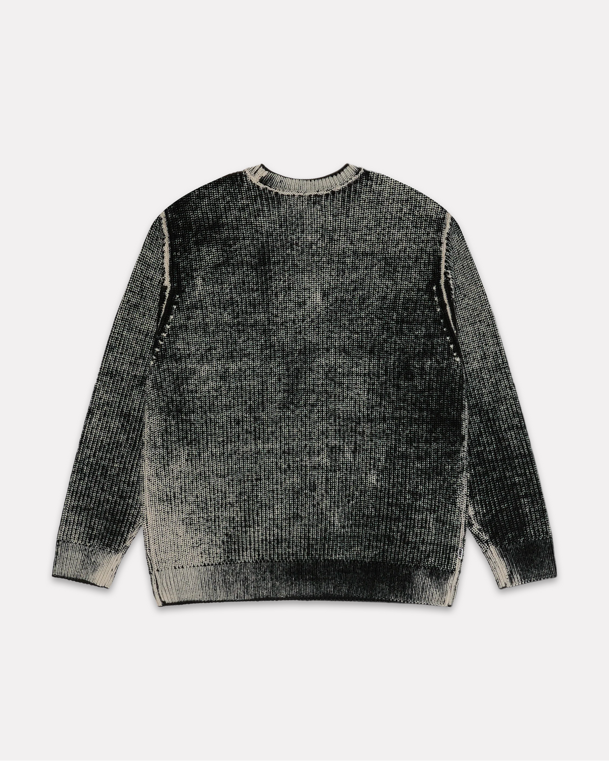 Obey - Spray effect sweater dark black multi